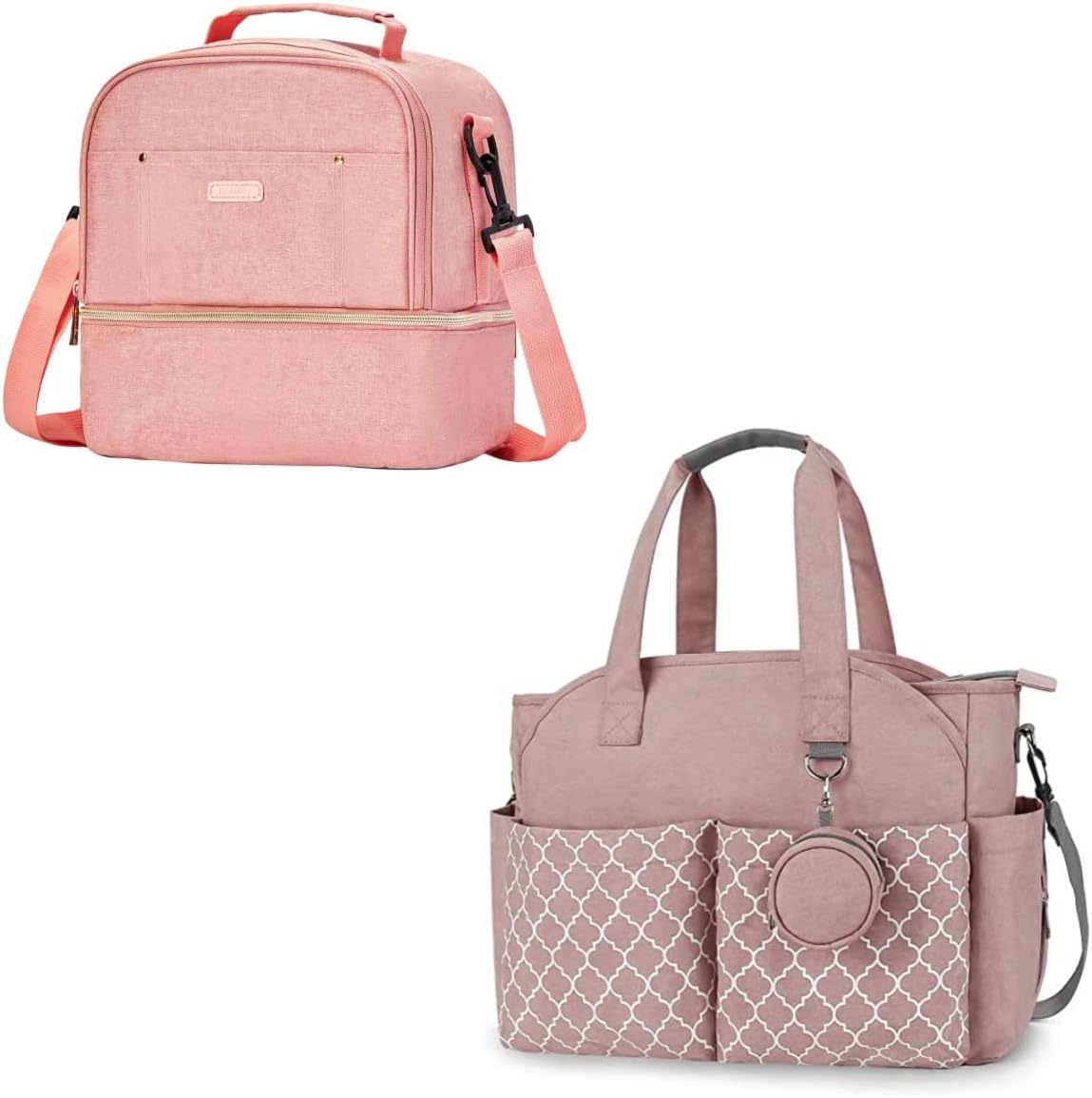 Lmbabter Diaper Bag Tote with Changing Station Upgrade