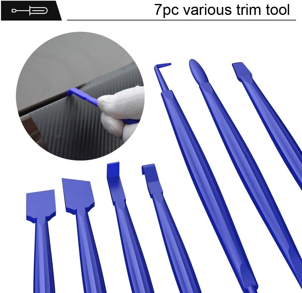 DKIIGAME 14 Pcs Car Vinyl Wrap Tool Kit,Automotive Sun Protection Window Tinting Kits for Vehicle Glass Protective Film Window Wrapping Tint Installing : Automotive