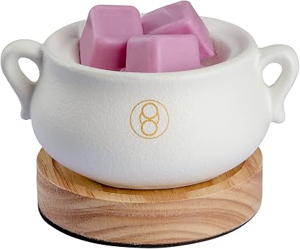 Wax Melt Warmer and Oil Burner 2 in 1, High Power Heating, Up to 550 F, Electric Candle Wax Warmer for Scented Wax, Adjustable Timer and Temperature, Handcrafted, Home Decoration Gifts.