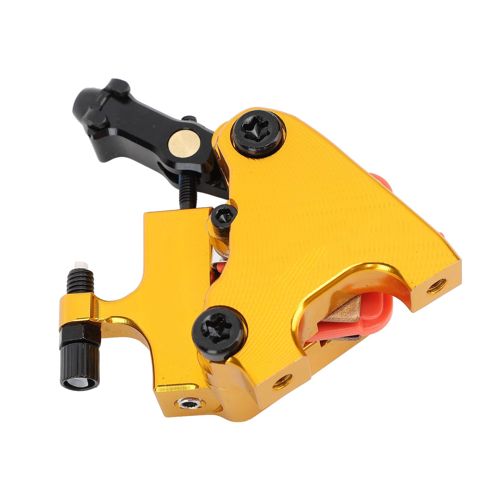 Generic Zacisk Hamulca Tarczowego Roweru Zacisk Hamulca Tarczowego Roweru Szosowego ze Stopu Aluminium Pasuje do Tarcz 140 Mm i 160 Mm Przewód Hydrauliczny Ciągnięcie Przodu i Tyłu Zastosowanie dla