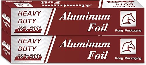 Miniatura 22 de Rollo de papel de aluminio resistente para alimentos de 18 pulgadas 500 pies de papel de aluminio resistente para alimentos