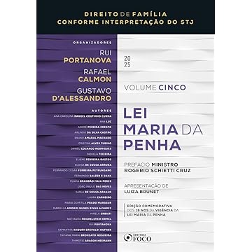 Capa do livro Direito de Família Conforme Interpretação do STJ – Lei Maria da Penha - Volume 5