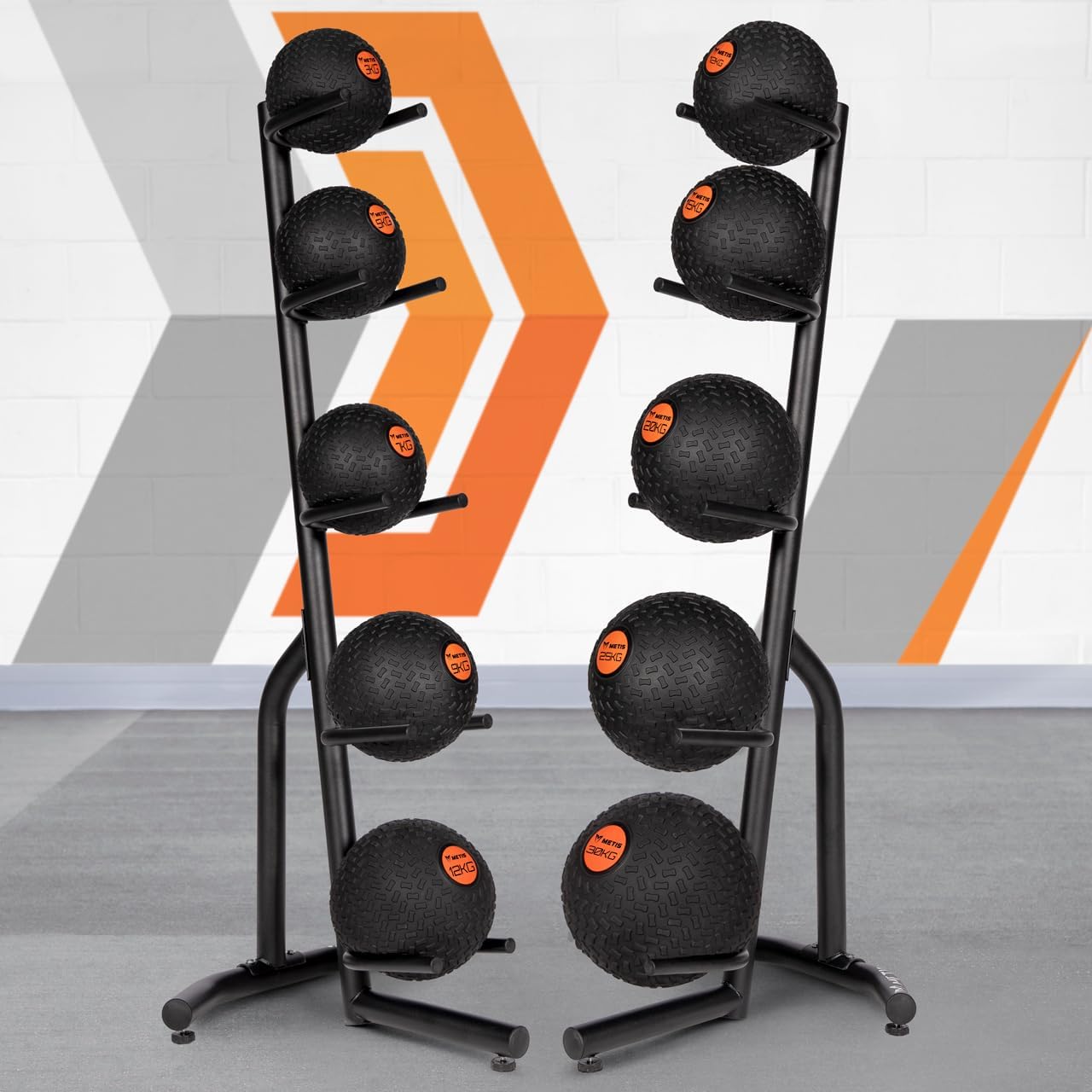 METIS Fitness Slam Balls [3kg - 30kg] | Build Strength and Improve Fitness with Bounce-Resistant Slam Balls - Available Individually or as a Set