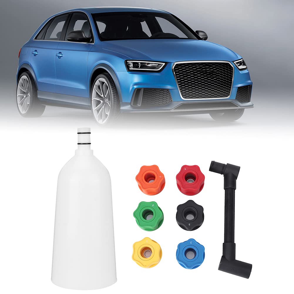 Motoröl-Einfüllset, professionelles Schnellöl-Trichter-Set mit 6 farbcodierten Adaptern für