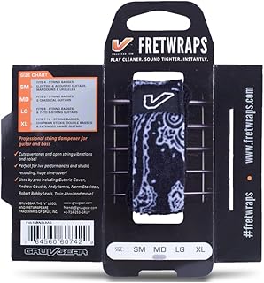Gruv Gear Bandana FretWraps , Extra Large, Black