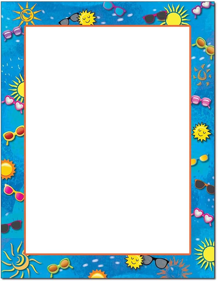Sunny Shades Letterhead Laser & Inkjet Printer Paper (100 Sheets)