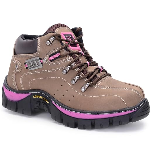 Coturno Adventure Feminino Couro Palmilha Gel