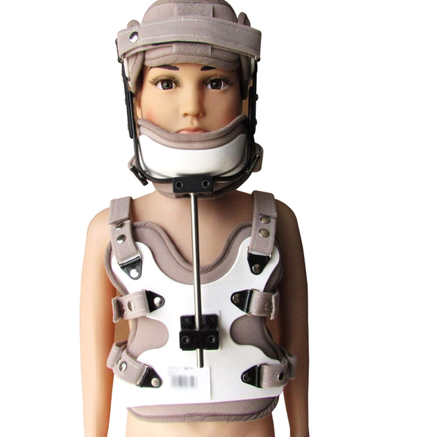 矯正頸部胸部ハローブレース、調節可能な頭、首、胸、頸部、胸部矯正、Uランバーサポート。