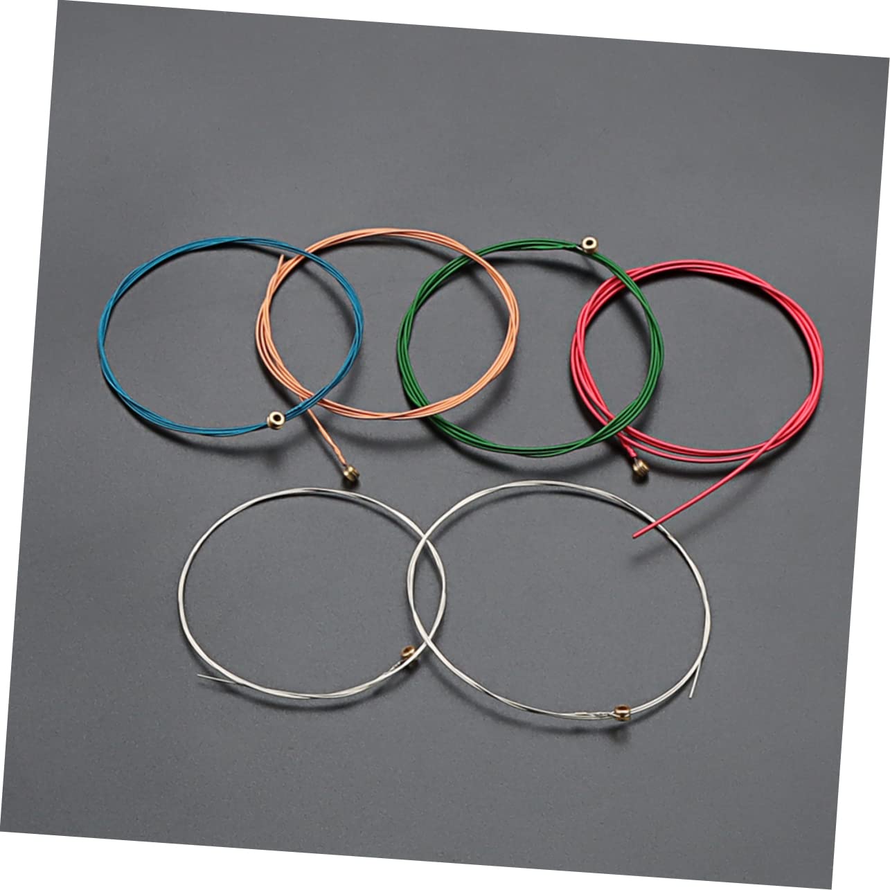 Abaodam 24pezzi Corde Ricambio Per Chitarra Acustica Per Folk Ottima Sonorità e Comfort Accessori Per Strumenti Musicali