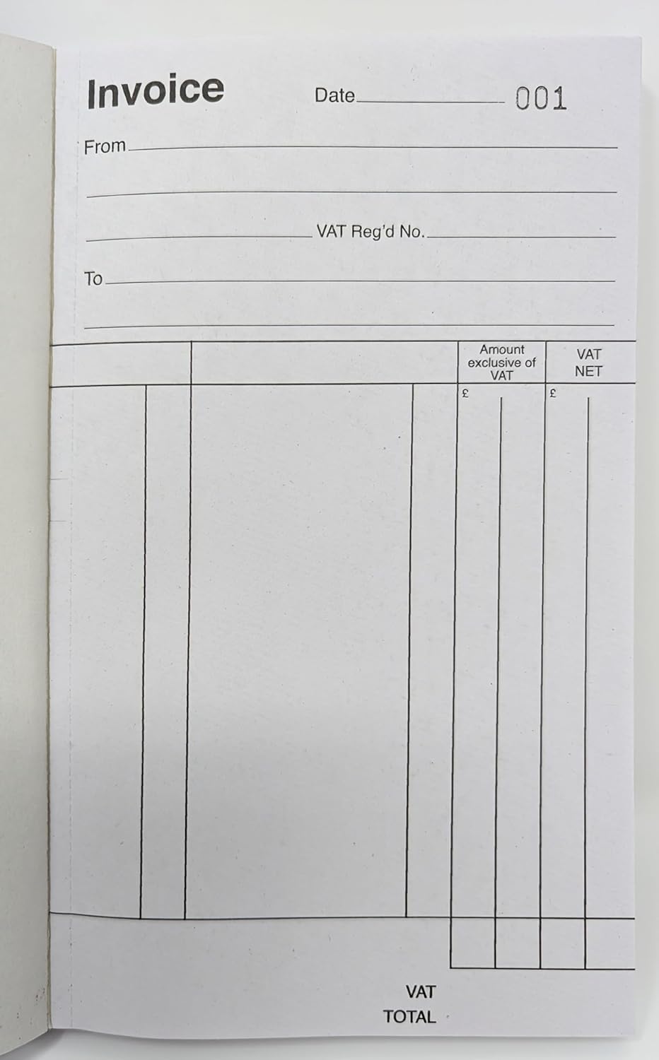 2-Pack Invoice Books with Carbon Sheet - A5 Full Size - Image 2