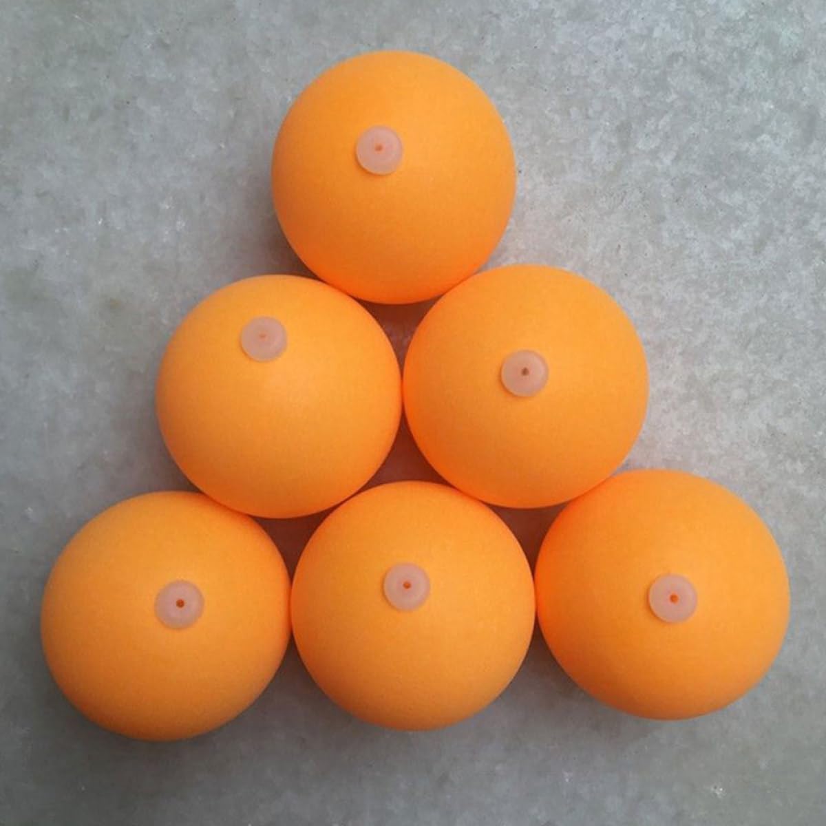 Ciieeo 30pcs Table Tennis Balls with Silicone Plugs, Punched Training Ping Pong Balls 27mm Abs Soft Shaft for Table Tennis Practice and Exercise Equipment