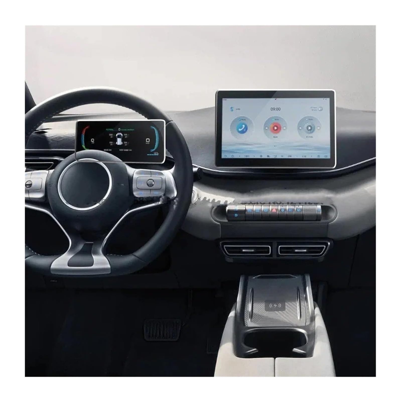 Écran BYD Dolphin Surf 2025 protégé des rayures par verre trempé