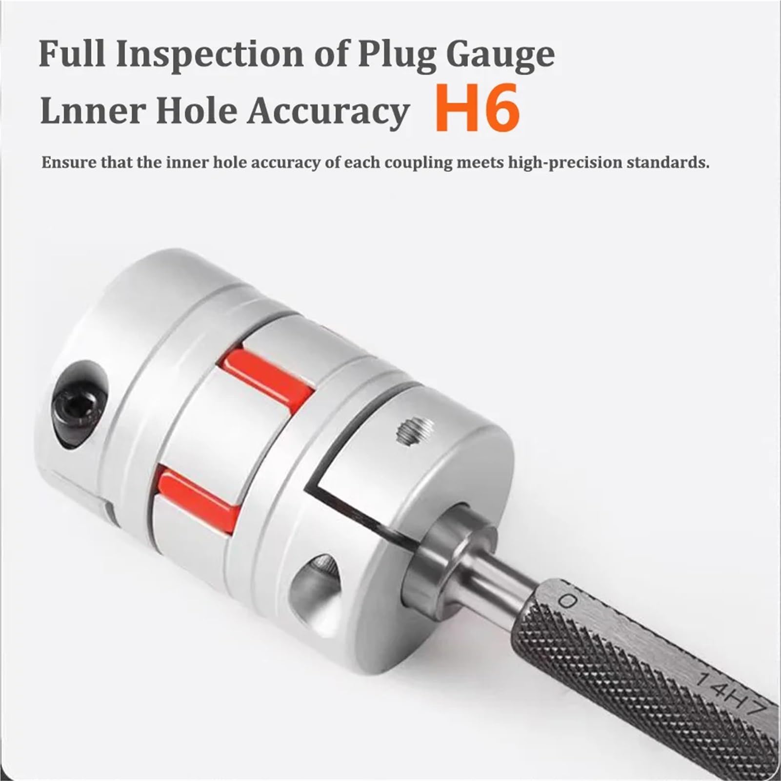Compatible con el acoplador de abrazadera flexible serie LM D55L78, tamaño de eje de 10 mm a 32 mm, acoplamiento de eje de mordaza CNC for servomotor paso a paso.(16x28mm)