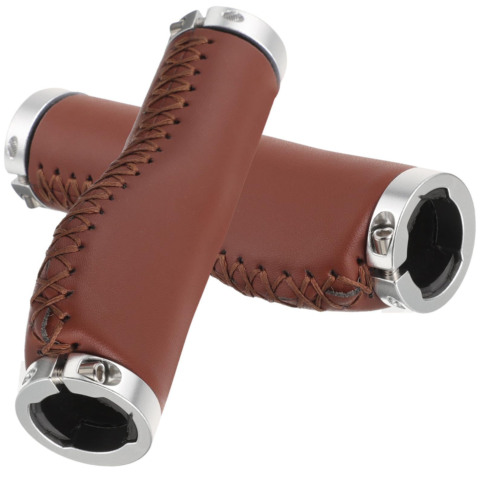 INOOMP 4pièces Poignées Antidérapantes PU pour Vélos De Guidon Élastique Et Confortable Accessoire pour Cyclisme Et Ville