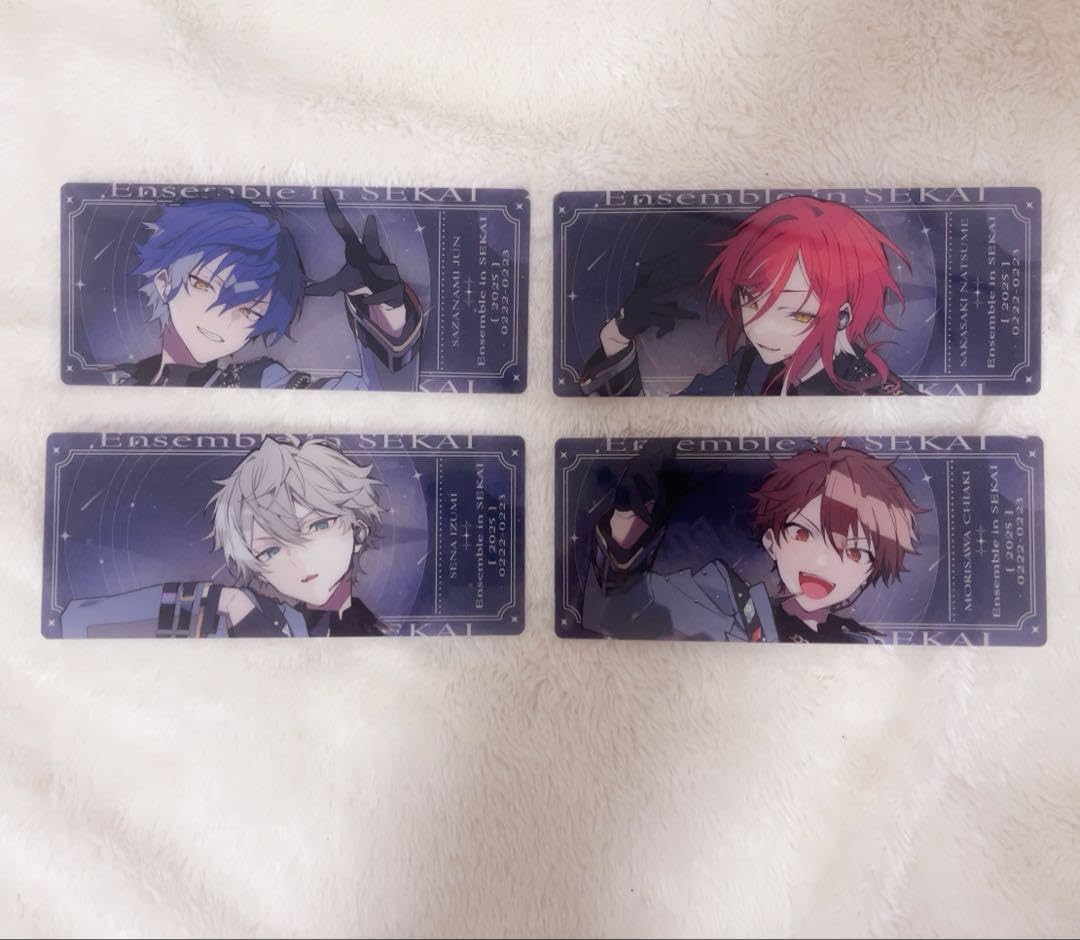 あんスタコラボ チケット風カード プロセカ あんスタ コネクトライブ あんスタコラボ チケット風カード プロセカ あんスタ コネクトライブ