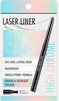 BEPHOLAN Pink Blue Eyeliner Pencil,2-in-1 Color Waterproof Glitter Gel Eye Liner Highligter,Mermaid Korean Makeup Waterline Eyeliner,Smudge Proof (FAIRY TALE)