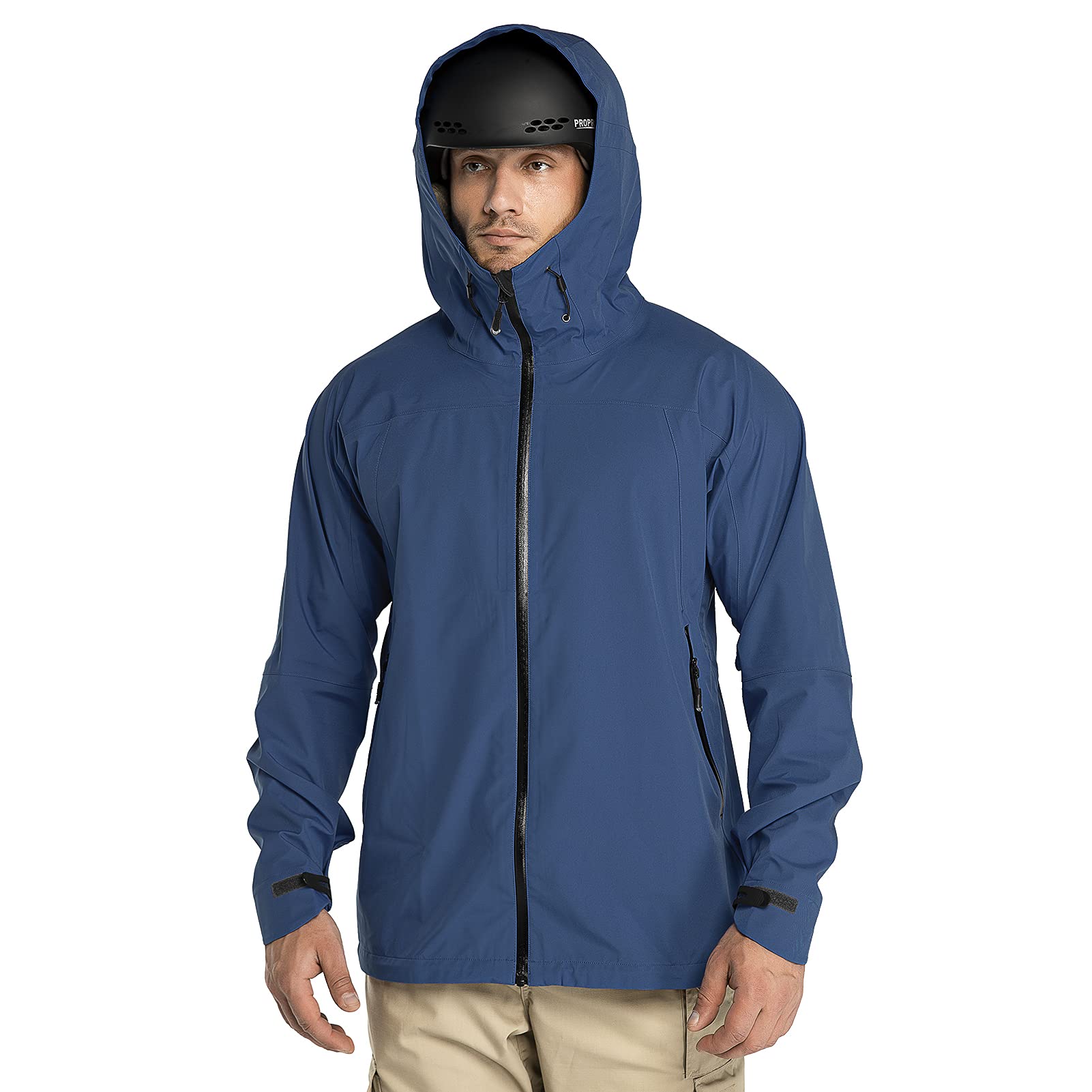33,000ft Kurtka przeciwdeszczowa, męska, wodoszczelna, wiatroszczelna, oddychająca kurtka softshell z kapturem, na wędrówki, kemping