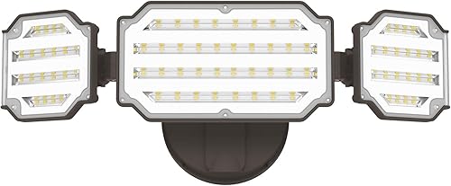 LEPOWER Luces de inundación para exteriores de 4500 lm, luz de inundación LED de 45 W, luces de inundación exteriores controladas por interruptor,