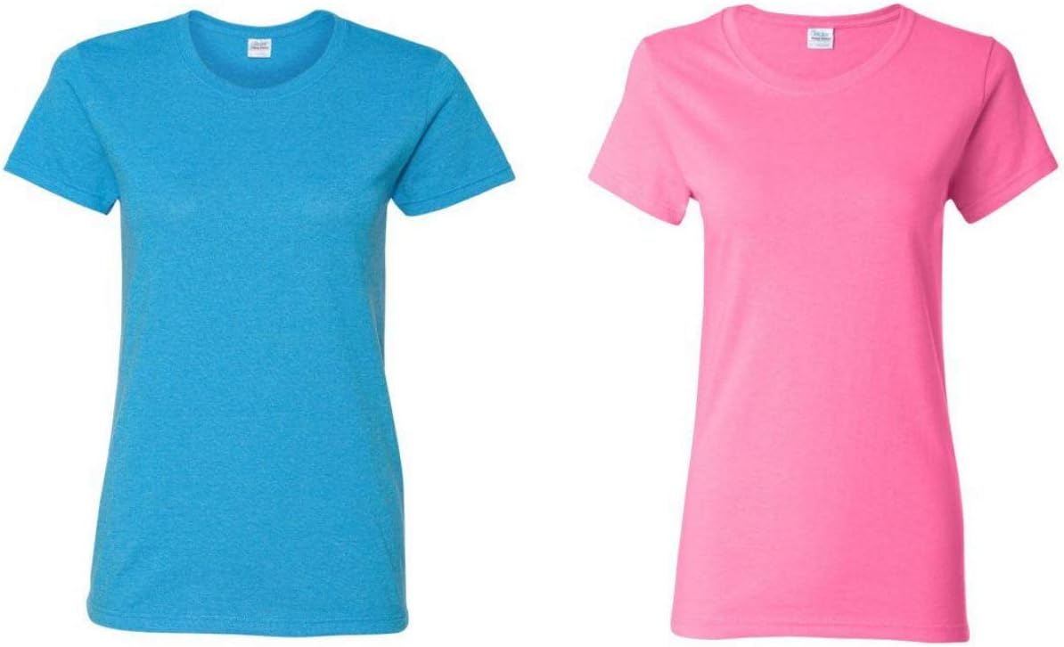 GildanWomens Heavy Cotton Blank Tee 2-Pack (5000L)