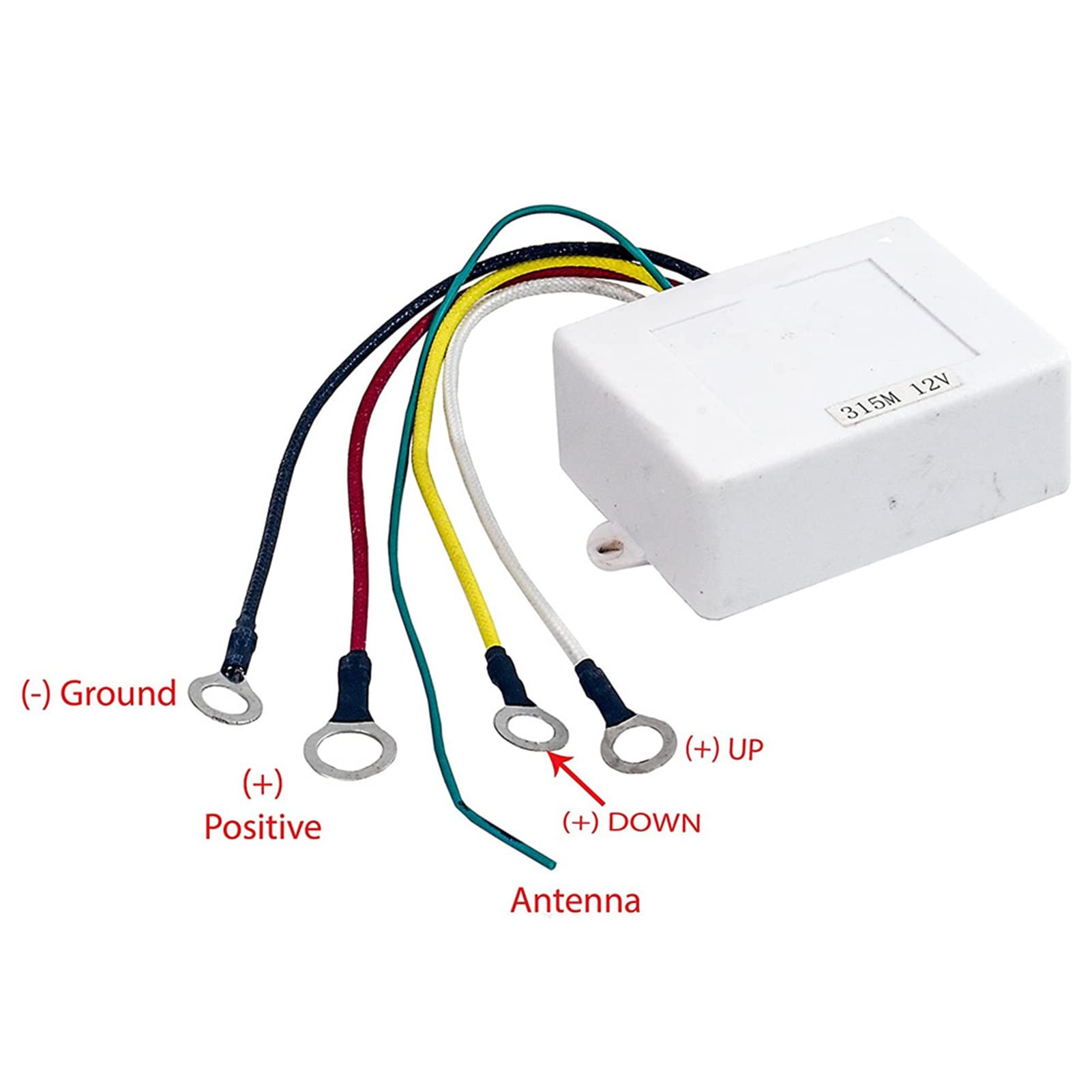 Controller per Salpa Ancora丨 Controller per Ancora丨 Pezzi di Ricambio per Barche/yacht Dioche Telecomando per Ancora Salpa per Verricello Interruttore Wireless Controller per Assetto Accessorio per Ve