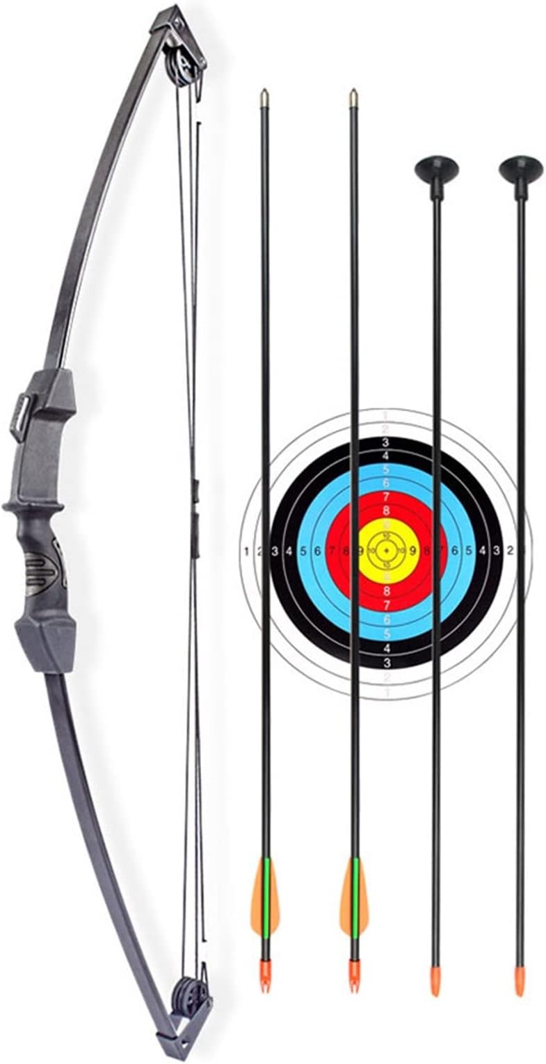 VELLOW Bow for Archery Beginners, Recurve Bow, Ambidextrous, 30 inches Draw Length, Suitable for Teenager Kids, Hunting Outdoors