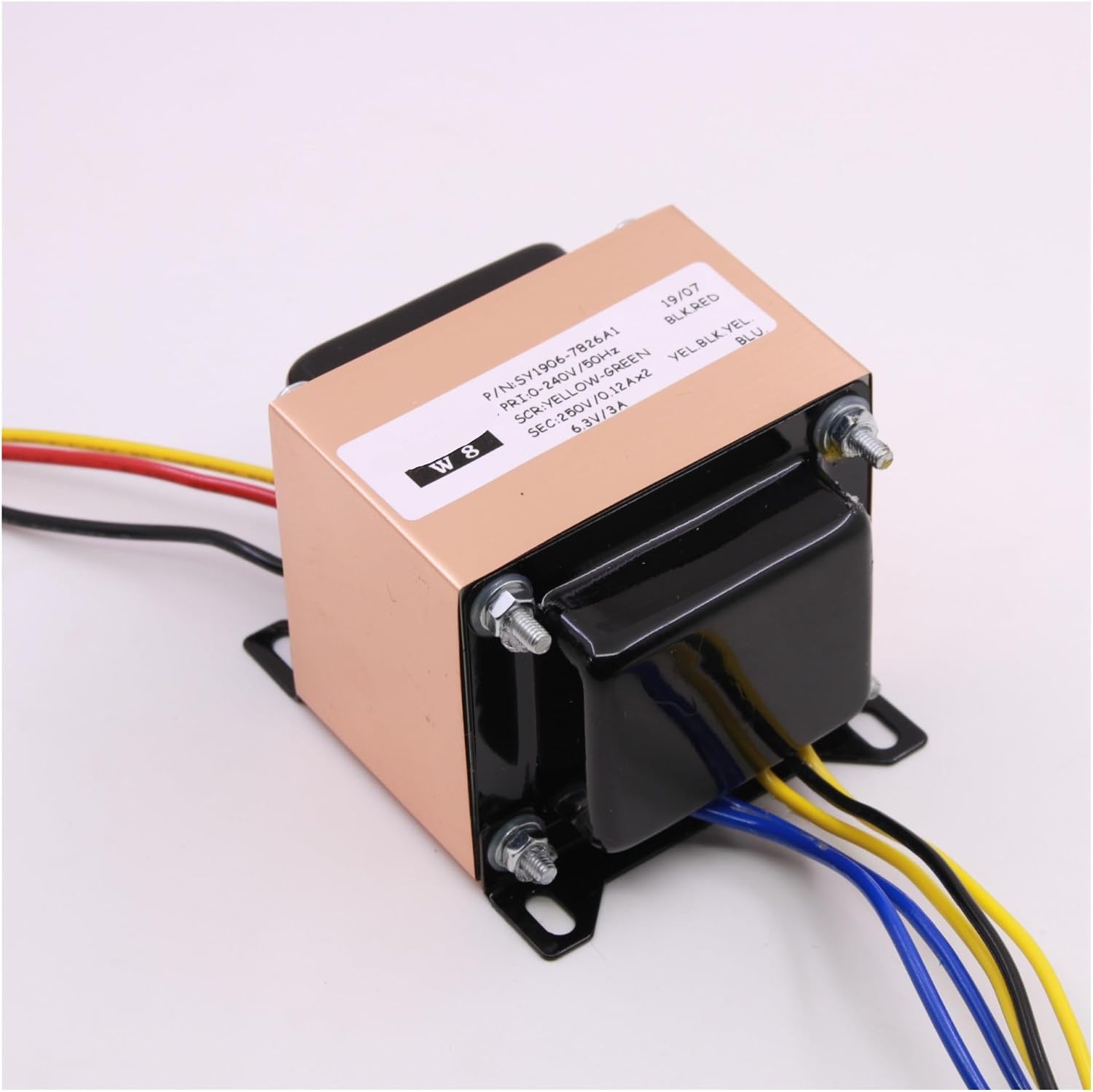 MeLphi HiFi Power Amplifier Audio EI Transformer Output: AC250V (120mA)-0-AC250V (120mA), 0-AC6.3V (3A) Tube Power Amplifier