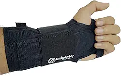 Munhequeira Para Dor No Pulso Punho Imobilização Túnel Do Carpo Dor Na Mão E Braço - Cor Preta