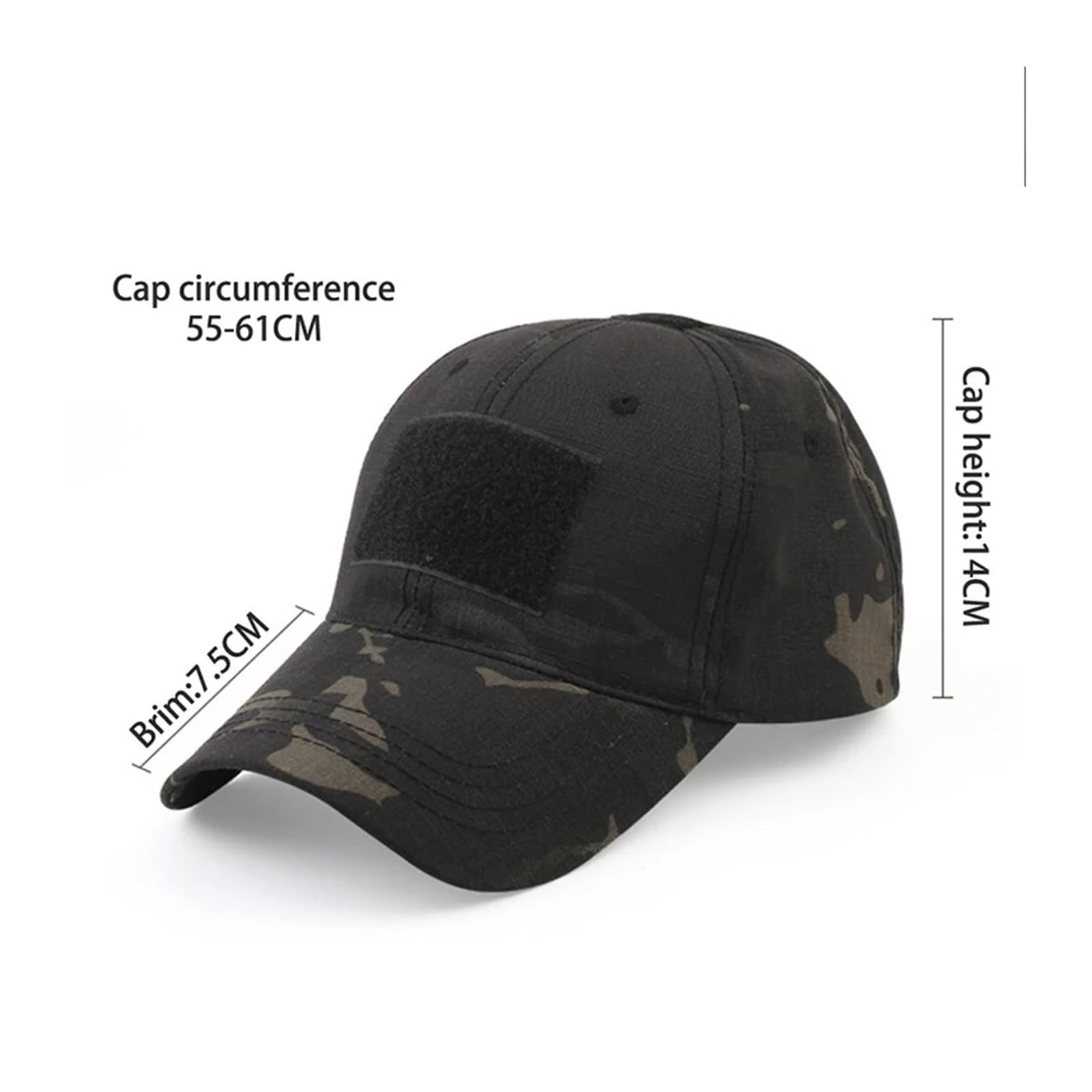 Berretto da Baseball Mimetico in Cotone Poliestere 1 Pezzo | Berretto mimetico in cotone poliestere for sport all'aria aperta e caccia