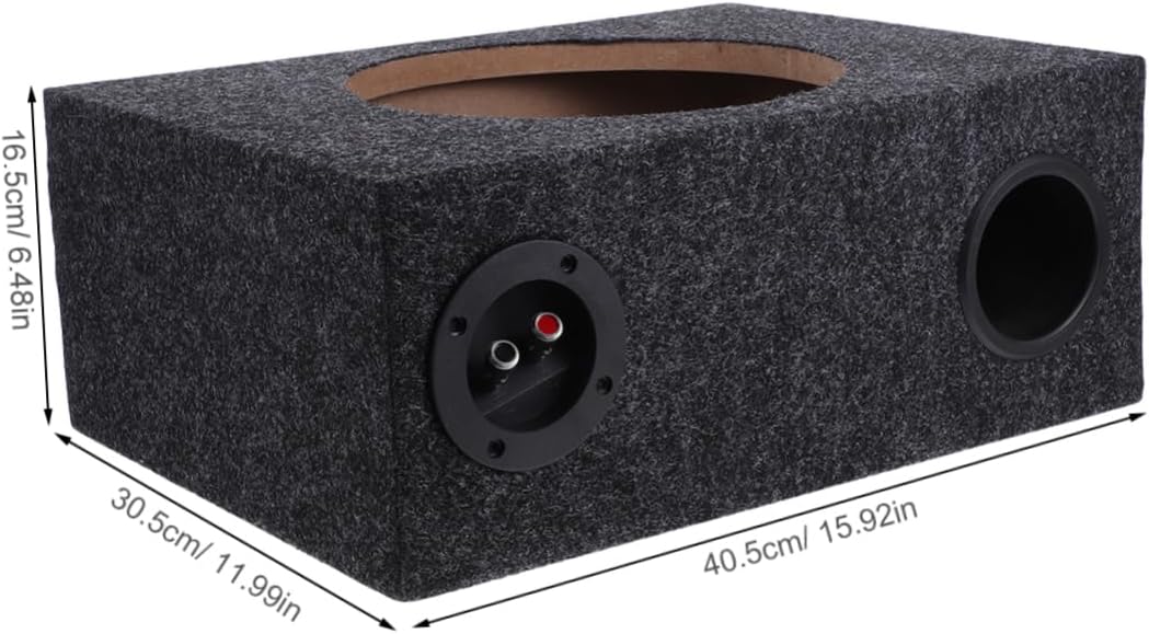 Vehicle Subwoofer Enclosure Box Lightweight Design for Easy Installation Durable Construction for Enhanced Audio Performance Automotive Interiors