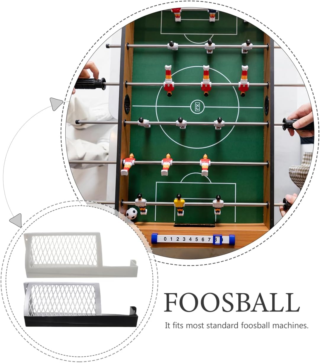 Yardwe 2Pcs Foosball Goal Net Replacement Frame for Table Soccer Machine Odorless and Random Color Accessories for Foosball Machines