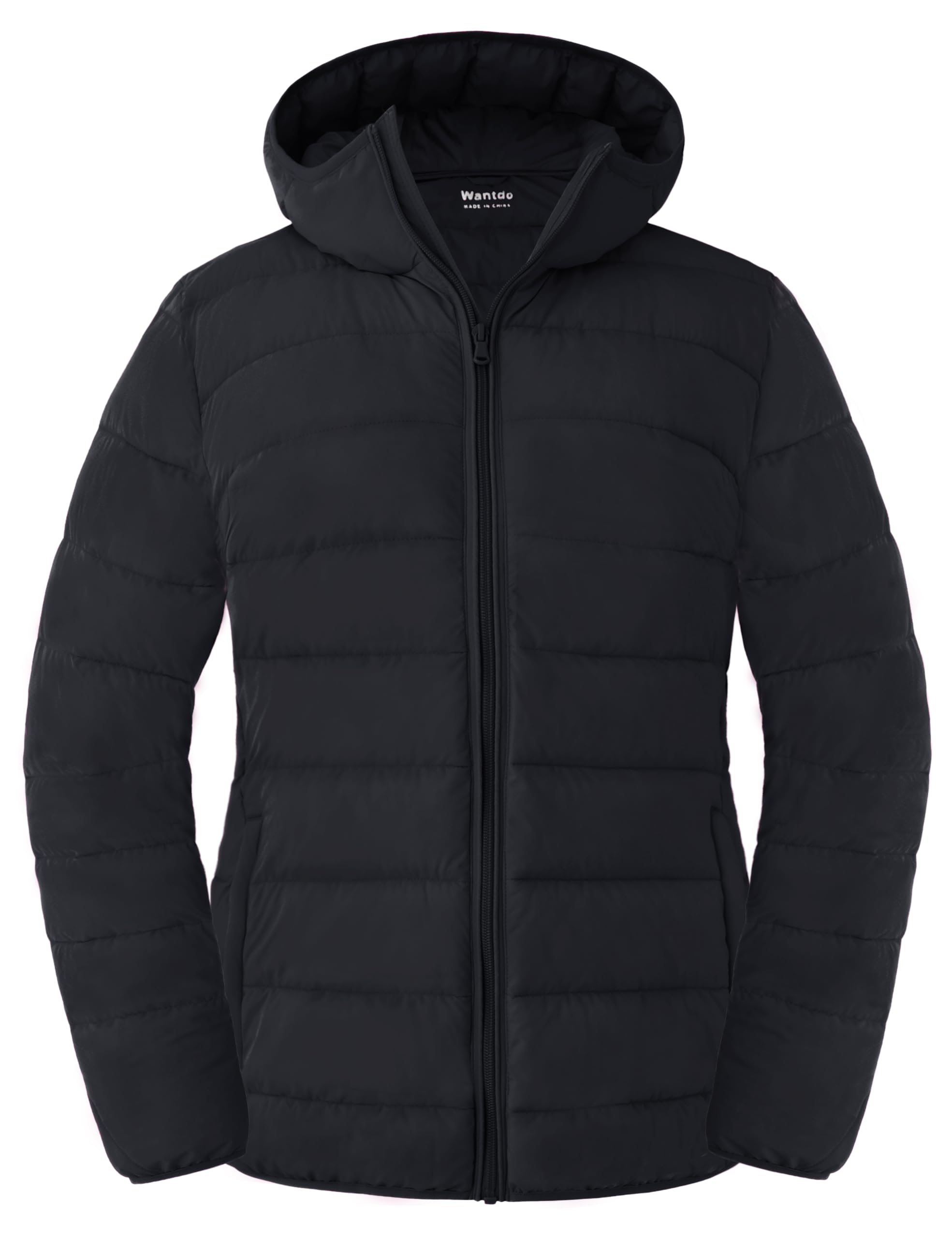 Wantdo Piumino corto da donna Packable Ultra leggero con cappuccio