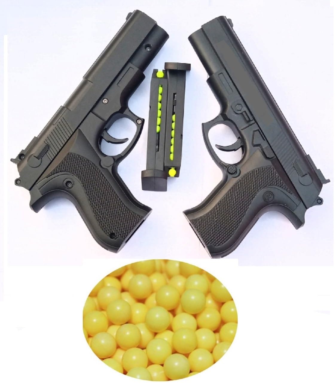 WHEELSQUARE Pubg Magazine Loading Toy Gun (Pack of 2 Guns) with 200 Bullets (B0D5WFF8RP) Amazon Price History, Amazon Price Tracker