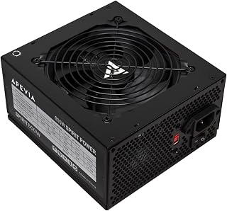Apevia Spirit 600W ATX Power Supply - Auto 120mm Fan, Full Protections, Single 12V Rail for Gaming PCs