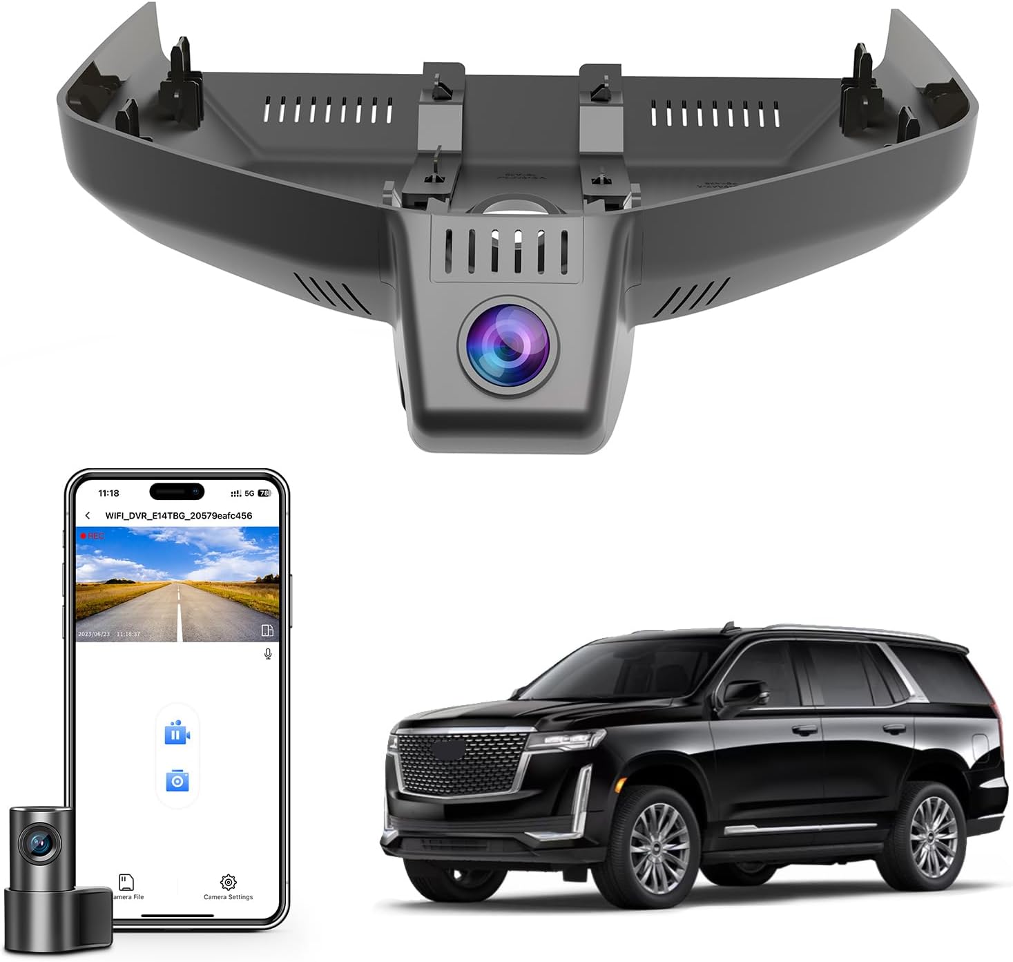 Amazon.com: Mangoal 4K Dash Cam Custom Fit for Dodge Charger 2015 2016 ...