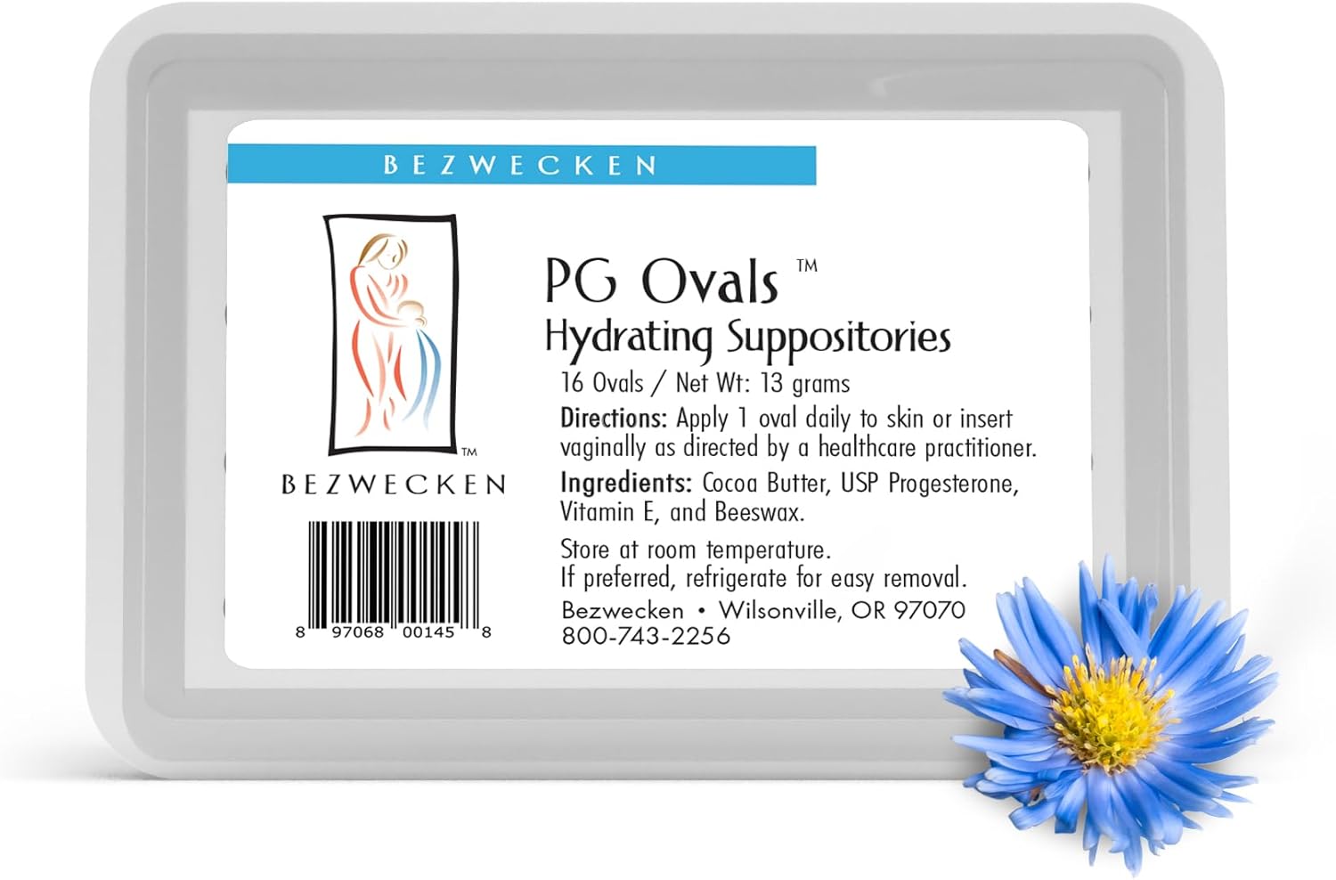 Bezwecken – PG Ovals – 16 Ovals – Same Trusted Formula, New Improved Shape – Professionally Formulated to Alleviate Vaginal Dryness in Women of All Ages