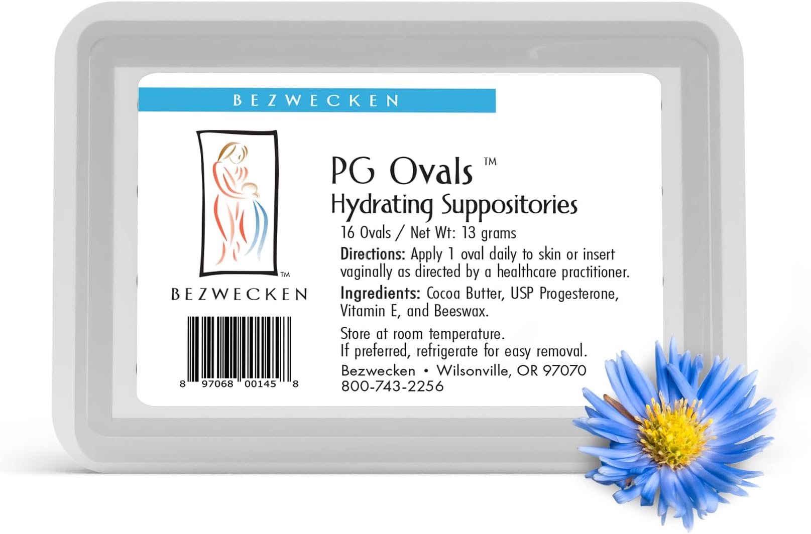 Bezwecken – PG Ovals – 16 Ovals – Same Trusted Formula, New Improved Shape – Professionally Formulated to Alleviate Vaginal Dryness in Women of All Ages