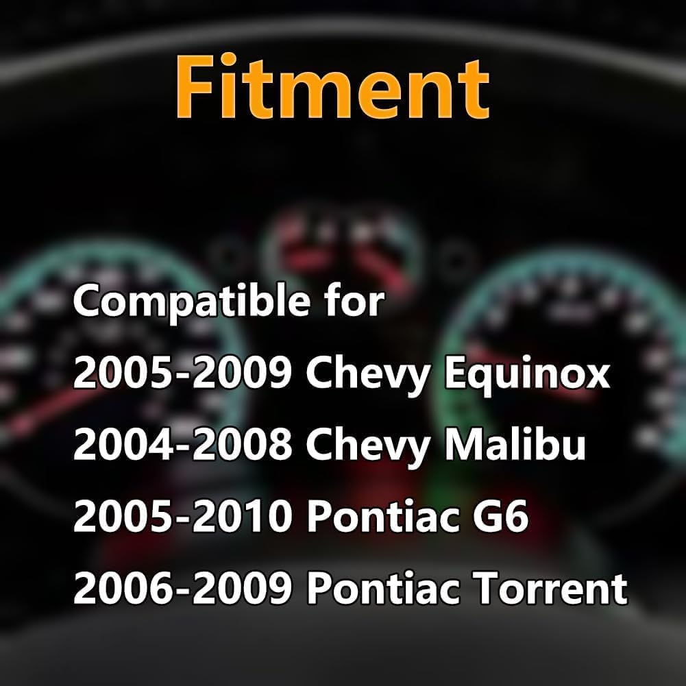 Cheriezing Exterior Door Handle, Front Left, Prime Black, with Keyhole, Compatible with Select Chevy Pontiac Models 2005-2009 Equinox Malibu, 2005-2010 Torrent G6, Replace# 22672194