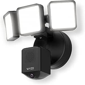 WYZE Floodlight Camera Pro, PCMag Editors' Choice 3000-Lumen LEDs, 2.5K HD Outdoor Security Camera, 180° Wide View, Color Night Vision, Works with Alexa & Google, Wired. Free Expert Setup asin的图片