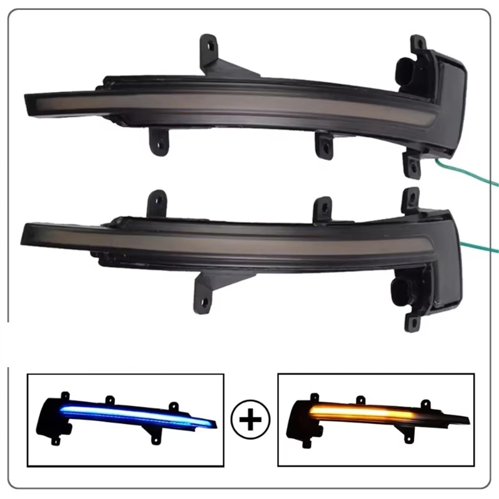 Luz Indicadora Espejo Retrovisor Para TT Para TTS Para MK2 Para 8J 2007-2014 Espejo Retrovisor Lateral Intermitente Luz LED Señal Giro Dinámica Con Flujo Agua