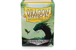 Dragon Shield Matte - Emerald (100 Count) - Green