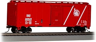 Bachmann Trains - PS1 40' Box Car -Jersey Central #20529 (Coast Guard Red) - HO Scale