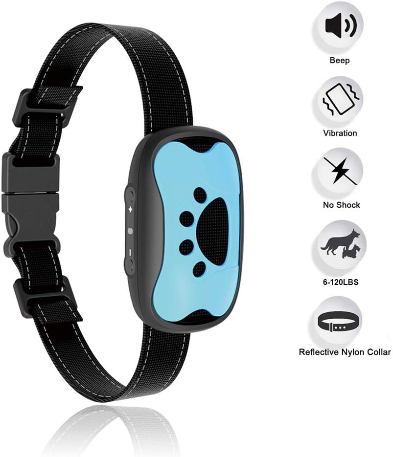 Guarantee2U- Anti Bark Collar For Small Medium & Large Dogs. No Citronella Bark Collar, Stop dog barking when Vibrating - Beeping