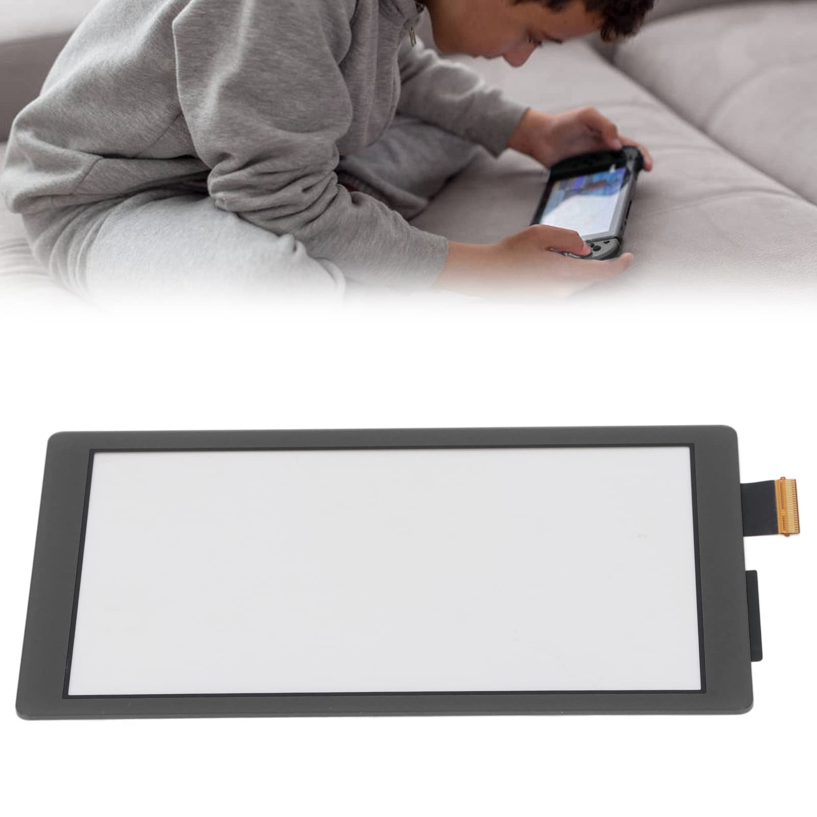 Szkło Ekranu Dotykowego, Ekran Zastępczy Digitalizatora do Konsoli Lite (bez Wyświetlacza LCD)(czarny)