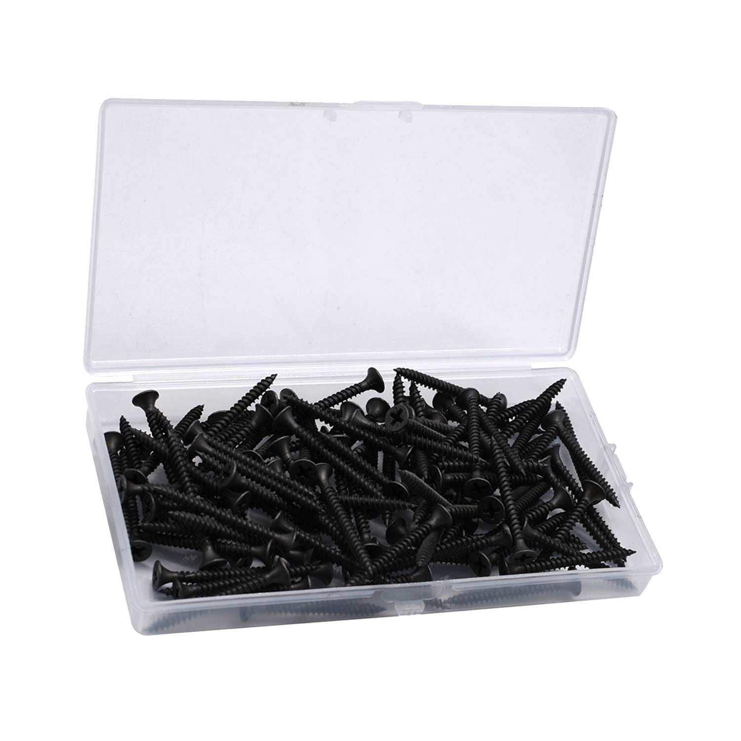 SENDILI Pan Self Tapping Screws - Wood Screws Cross Type Flat Head Screws Self Tapping Screws, 3.5 x 50mm, M3.5 * 50(100 Pcs)