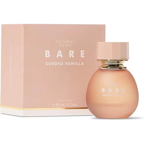 Victoria's Secret Bare Sueded Vanilla Eau de Parfum, Notes of Wild Saffron, Creamy Sandalwood, Vanilla Milk, Perfumes for Women (1.7 oz)
