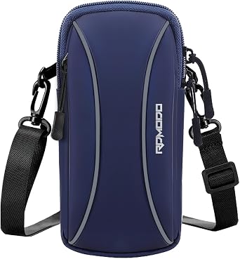 Phone Holder for Running with Crossbody Strap, Arm Band for Phone for Running for iPhone 15 14 Pro Max Samsung Under 7.2 Inch, Water Resistance Cell Phone Holder for Walking Jogging Women Men