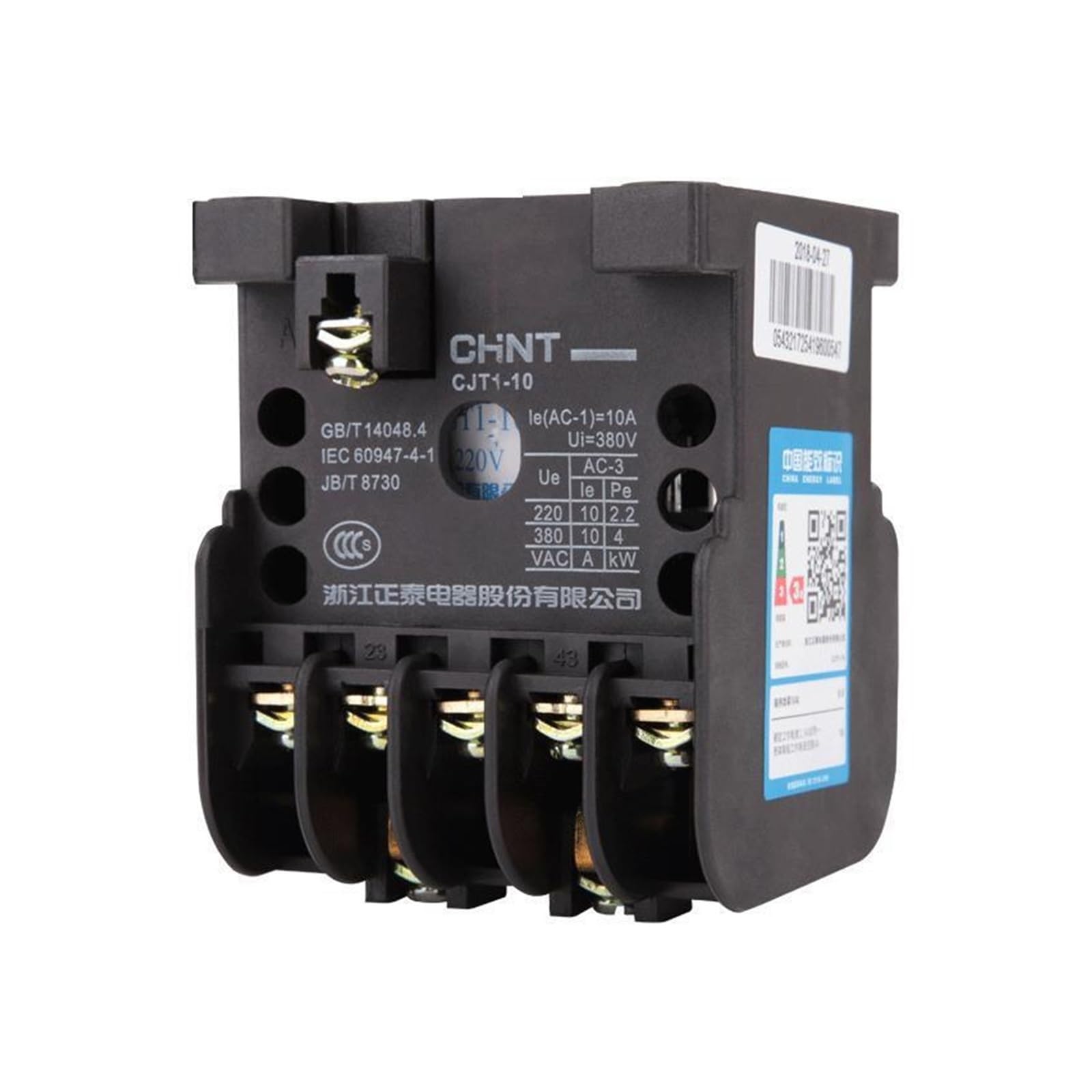 Contacteur AC CJT1-10 220V pour circuits electriques industriels 710011000000034