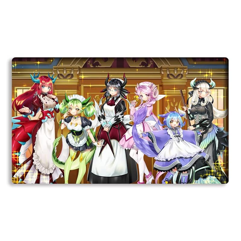 Amazon | 遊戯王デュエルプレイマット ドラゴンメイドデッキ TCG CCG