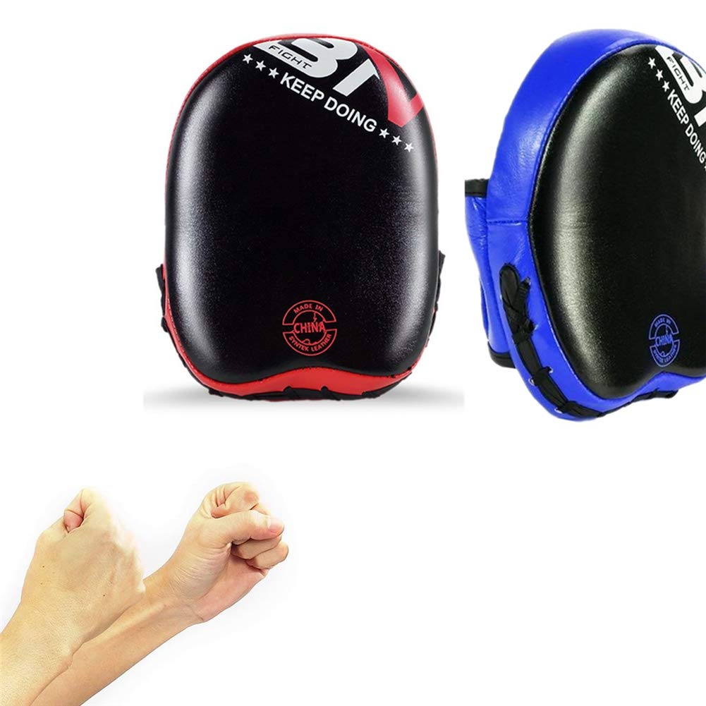 AQF Bouclier De Boxe Coussin De Bras Courbé Pour Coups Thai Kick Boxing