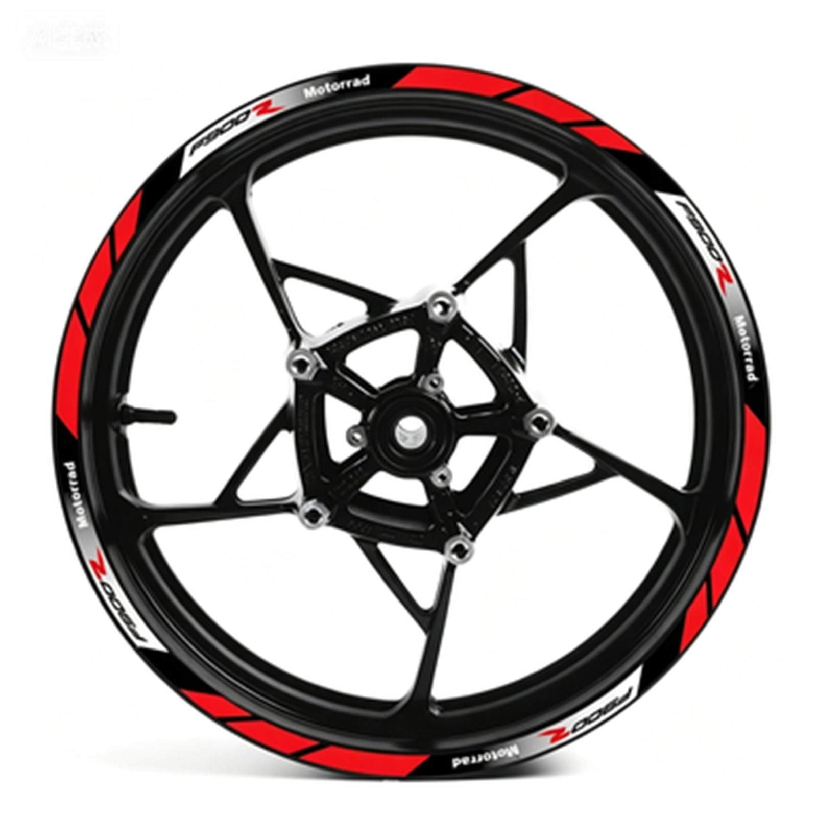 Reflective Motorcycle Wheel Stickers Rim Decals Waterproof for BMW F900R F900 R F 900 Motorbike(Color4)